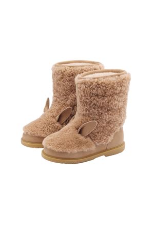 Beige Alpaca Irfi Boots DONSJE KIDS | 2017901CS002